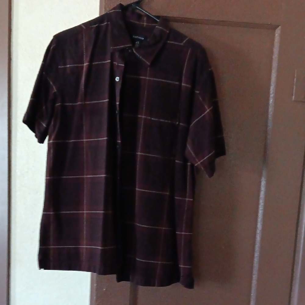 Van Heusen Burgundy Casual Shirt